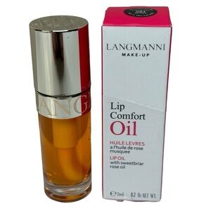 LANGMANNI Hydrating Lip Glow Oil Moisturizing Nourishing Lip Oil New in Box
